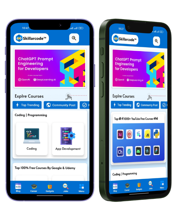SkillCode App Mockup